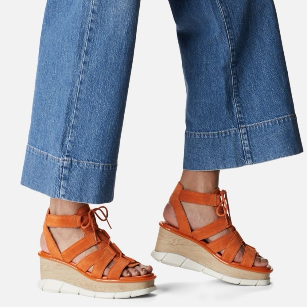 SOREL WOMEN'S JOANIE™ III LACE-UP WEDGE SANDAL 8.5